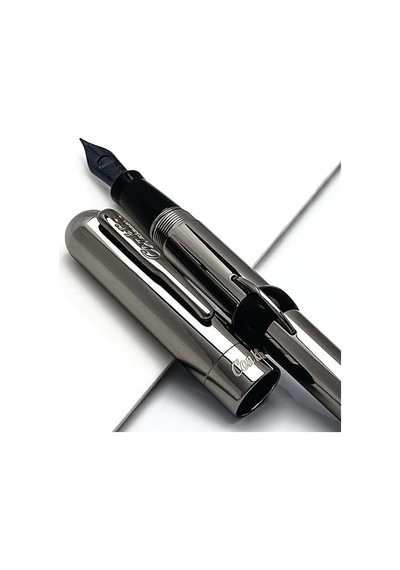 Conklin Mark Twain Gunmetal Crescent Ltd Ed 1898 Fp - B Diğer