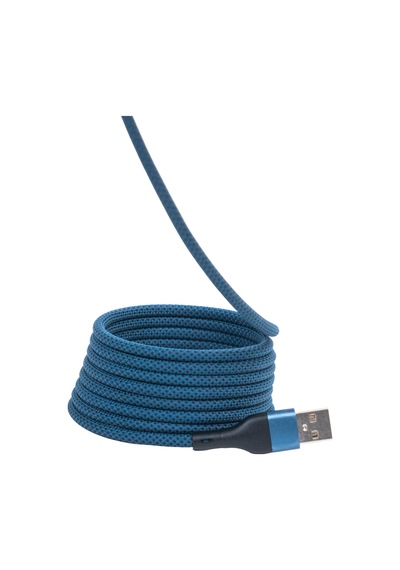 Bmuc-02 Mavi Manyetik Usb-a-c Kablo 1.5 M, Süper Hızlı Şarj