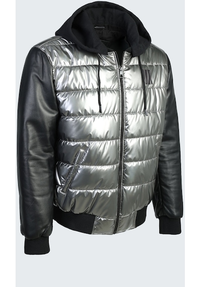 Valmenti Erkek Icon Deri & Tekstil Deri Mont 993 P-201 Erk Mont Sk23/24 Gri