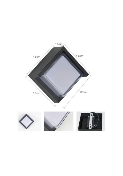 Modern Led Duvar Aplik, 15w, 1500 Lümen, 3200k, Gün Işığı, Ip44, Siyah, Modern Tasarım Led Aplik İç Ve Dış Mekan Duvar Lambası Cata Dominik Gün Işığı Bahçe Duvar Apliği Çok Renkli Modern Led Duvar Aplik, 15w, 1500 Lümen, 3200k, Gün Işığı, Ip44, Siyah, Modern Tasarım Led Aplik İç Ve Dış Mekan Duvar Lambası Cata Dominik Gün Işığı Bahçe Duvar Apliği Çok Renkli