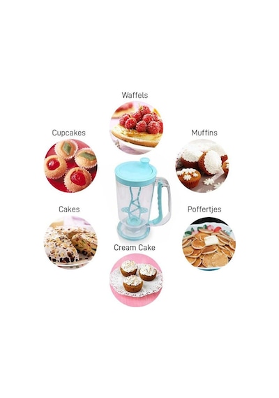 Pancake Machine Mikser Krep Makinesi Hamur Dağıtıcı Mekanizmalı Diğer