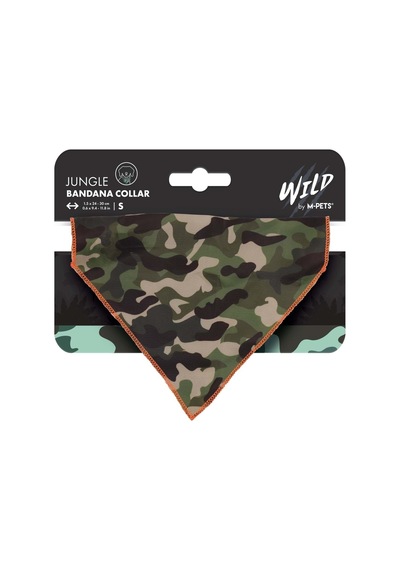M-pets Wıld Jungle Bandana Collar S