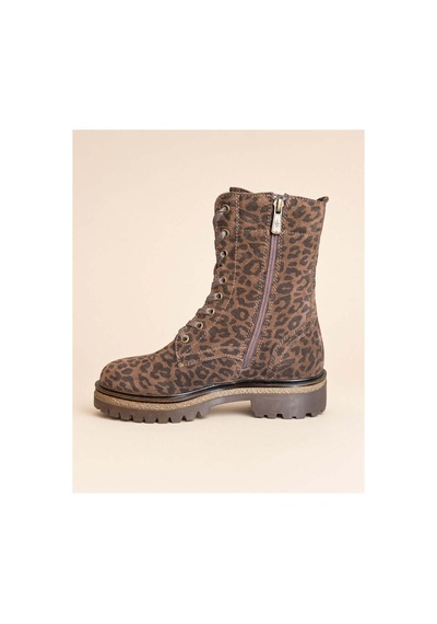 37brandshoes Leopar Desen Süet Deri Bilek Bot Çok Renkli Çok Renkli