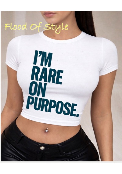 Flood Of Style Beyaz Babby Tee Imrareonpurose Özel Tasarım