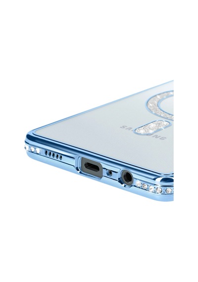 Galaxy A06 Joke Simli Magneticsafe Kılıf - Mavi