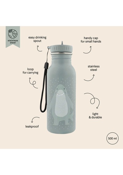 Trixie 41-225 Paslanmaz Çelik Suluk Matara 500ml - Mr.shark Çok Renkli