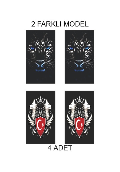 Stilinize Özel Kapı Direk Folyo Sticker Etiket