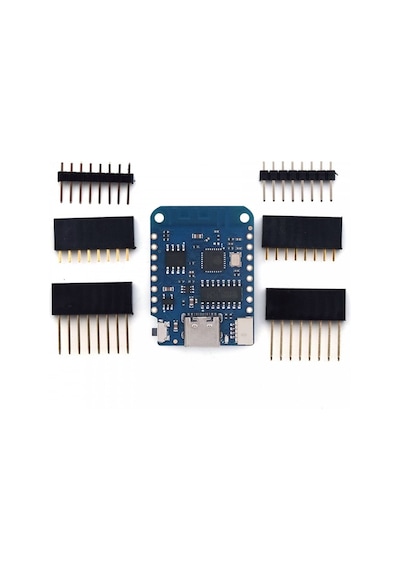 Wemos D1 Mini V4 Esp8266 Kablosuz İnternet Wifi Iot Geliştirme Kartı Type C Usb Uart Iıc Spı Ch340