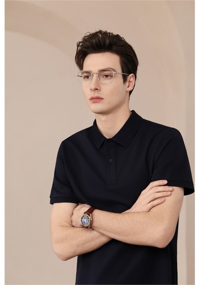 New Performance Premium Polo T-shirt 58.1% Pamuk 37.7% Polyester 4.2% Spandex Lacivert