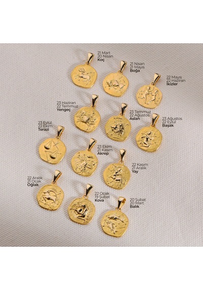 Goldkupe 14 Ayar Altın Yengeç Burç Kolye Ucu 2,12 Gr-6392 Altın