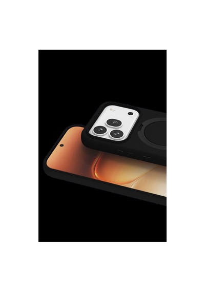 Huawei Honor 600 Pro Regal Magsafe Standlı Kapak - Siyah
