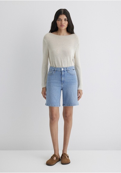 Mavi - Eliana Casual Açık Mavi Jean Şort 1411221-89750 Açık Mavi Mavi - Eliana Casual Açık Mavi Jean Şort 1411221-89750 Açık Mavi