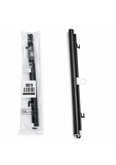 58x125cm Oto-araç - Ev - Ofis Cam Paneli Güneşlik Pvc Perde Makaralı Aç-kapa Vantuzlu Montaj 5250