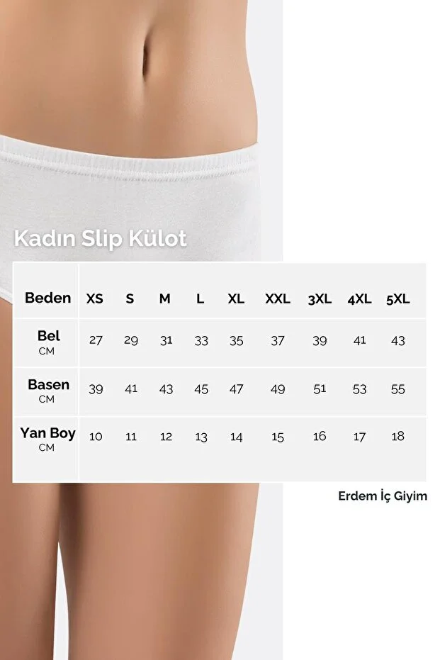 Erdem Kadın Beyaz Uzun Şort Külot- 2450