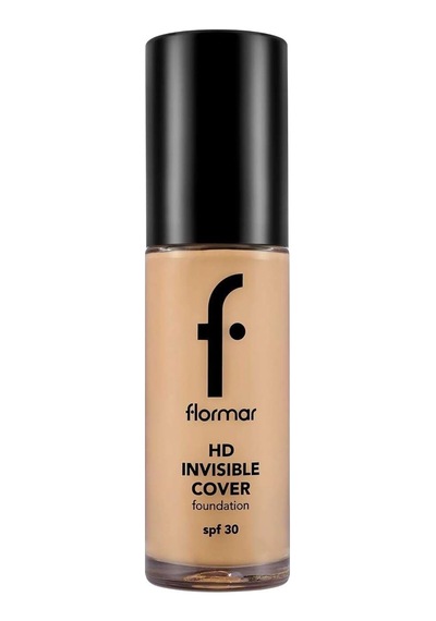 Invisible Cover Hd Hafif Yapılı & Yarı Parlak Bitişli Spf30 Fondöten 0