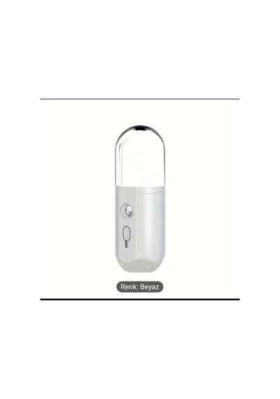 Guangzhou Taşınabilir Yüz Nemlendirme Cihazı, El Tipi Nano Sprey Cihaz, Usb Şarjlı, Kompakt Beyaz