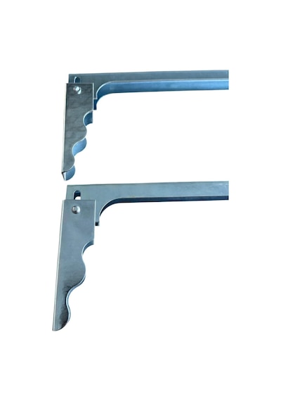 Tr Katlanır Raf Ve Masa Konsolu, Raf Ayağı Metal, 18 Cm Ve 28 Cm Seçenekli, 2'li Set, Vidalar Ve Dübeller Dahil 28c Diğer