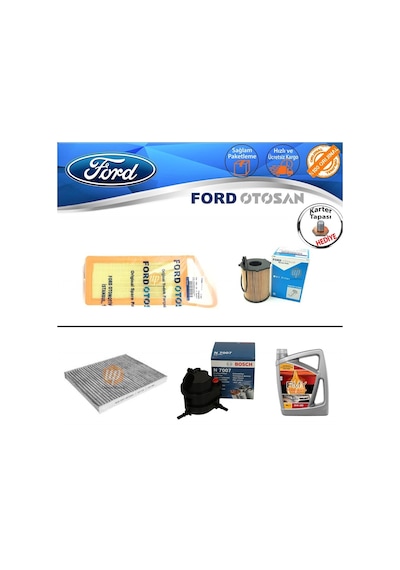 Ford Fiesta 1.4 Tdci Dizel Filtre Bakım Seti 2002-2011 (373406111)