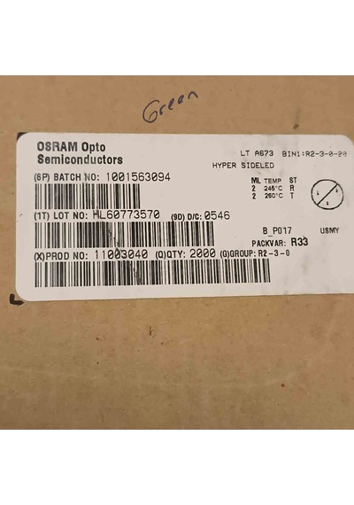 Hl 60773570 Yeşil Smd Led Opto 143 Adet