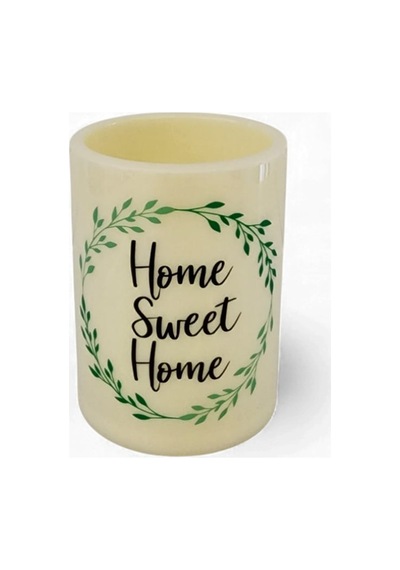 Home Sweet Home Led Işıklı Mum Pilli Led Işık