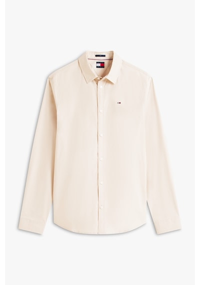 Tommy Hilfiger Tjm Original Stretch Bej Erkek Gömlek-15650