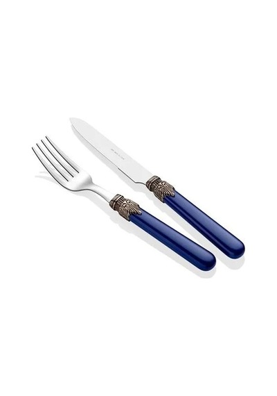 Rivadossi Classic Lacivert 12 Parça Çatal Bıçak Takımı