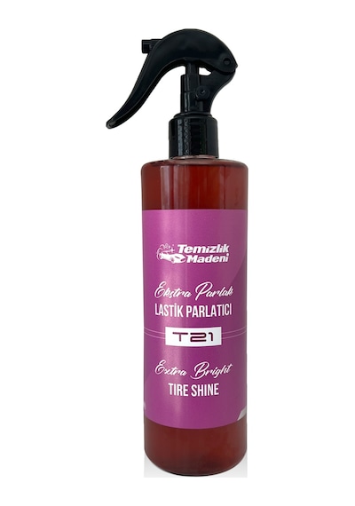 Temizlik Madeni Ekstra Parlak Lastik Parlatıcı T21 - 400 Ml