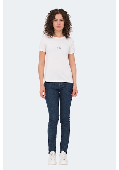 Slazenger Paytons Kadın Ekru Tişört Ekru