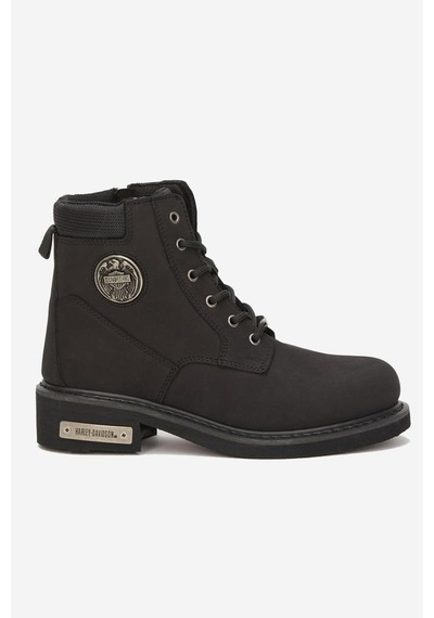 Harley Davidson Jim Hakiki Nubuk Deri Bot 36-40 Black Nubuk Siyah