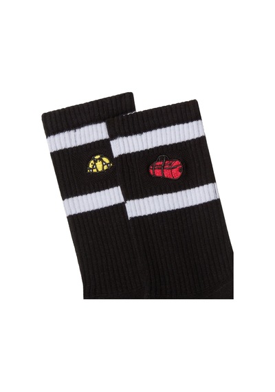 The North Face Everyday Crew Tnf Icons Sock -2p Unisex Çorap Nf0a8egmjk31 Siyah