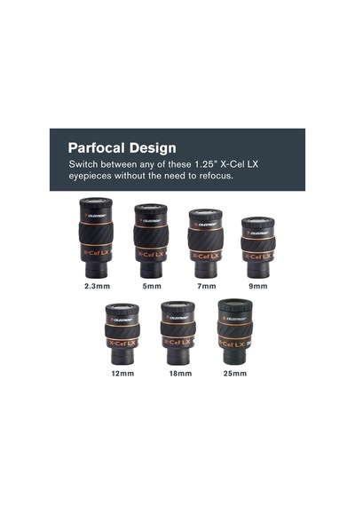 X-cel Lx Serisi - 1,25 İnç Mercek, 2,3 Mm Çok Renkli