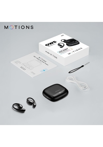 Ms-e51 Ows Açık Kulak Tasarımlı Kablosuz Kulaklık, Çift Mikrofonlu Enc Gürültü Engelleme, Hi-fi, Bluetooth 5.3, 600mah Şarj Kutusu, Siyah