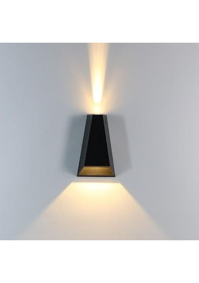 Cata 2 X 3w Led Su Geçirmez Modern Dış Ve İç Mekan Aplik Malta Ip44 Aydınlatma Lamba Ct-7063