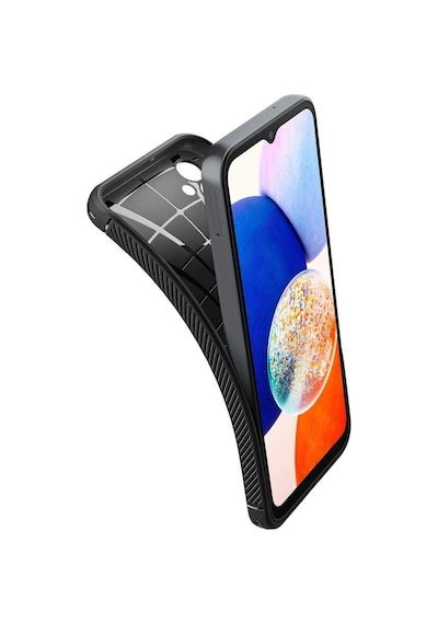 Spigen Galaxy A14 5g İle Uyumlu Kılıf Rugged Armor Matte Black