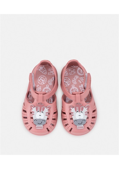 İgor Kız Çocuk Tobby Zebra Sandalet Nuevo Rosa S10373-383 Rose Gold - Siyah