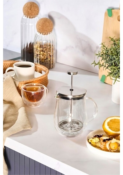 Karaca Pia Kiku French Press 350 Ml Şeffaf