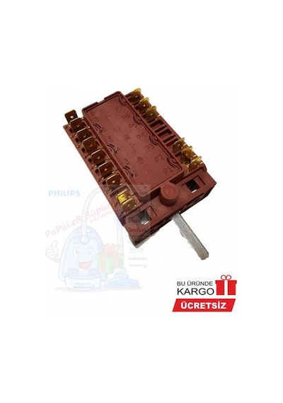 TERMİKEL ANKASTRE FIRIN KADEME ANAHTARI