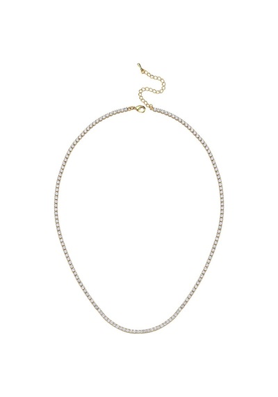 Merano Design 2mm Gold Su Yolu Kolye