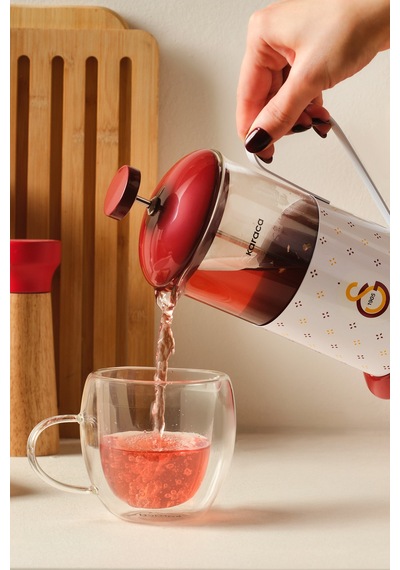 Karaca X Galatasaray French Press 600 Ml Kırmızı