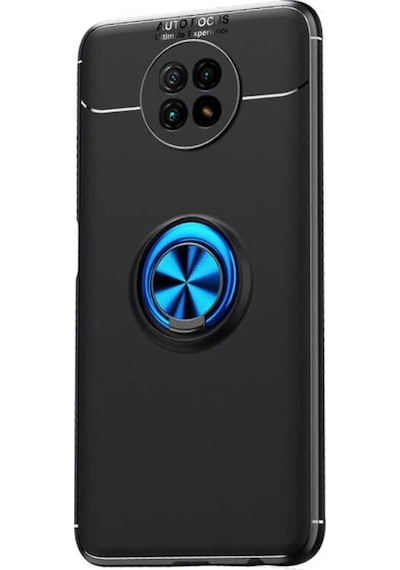Xiaomi Redmi Note 9 5G Kılıf Yüzüklü Magnetli Ravel Case