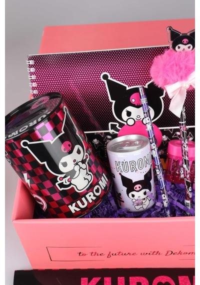 Dekomus Gift Box Özel Kutulu Lisanslı 9 Parça Kırtasiye Seti, Resim Defteri, Mor