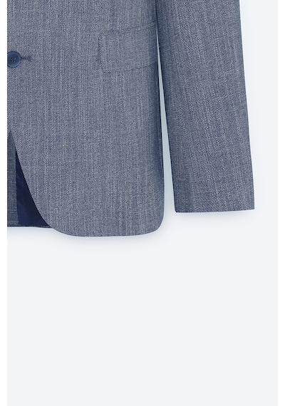AC&Co / Altınyıldız Classics Erkek Lacı Comfort Fit Rahat Kesim Mono Yaka Diagonal Desenli Blazer Ceket Lacı AC&Co / Altınyıldız Classics Erkek Lacı Comfort Fit Rahat Kesim Mono Yaka Diagonal Desenli Blazer Ceket Lacı