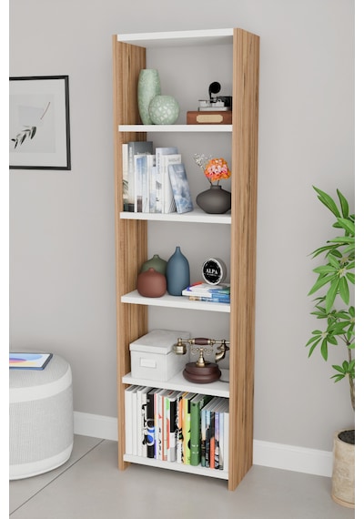Alpaevmobilya Ahşap 5 Raflı 150 Cm Çok Amaçlı Açık Kitaplık Dekoratif Salon Rafı Düzenleyici Ve Organizer Atlantik Çam - Beyaz Alpaevmobilya Ahşap 5 Raflı 150 Cm Çok Amaçlı Açık Kitaplık Dekoratif Salon Rafı Düzenleyici Ve Organizer Atlantik Çam - Beyaz