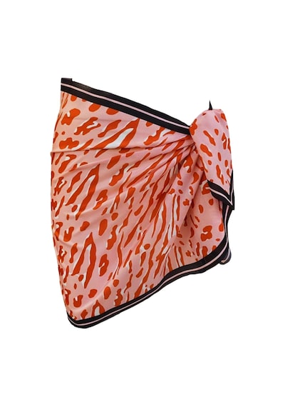 Tarzını Seç Kısa Pareo - Geometrik Model 150x50 Cm Çok Renkli