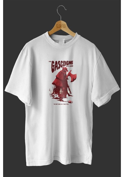 Noıssey -wed Gascoıgne Tasarım Baskılı Oversize T-shirt Tişört Beyaz