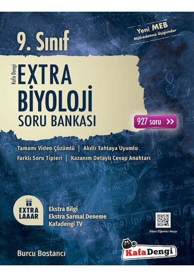 Kafa Dengi Yayınları 9. Sınıf Extra Biyoloji Soru Bankası
