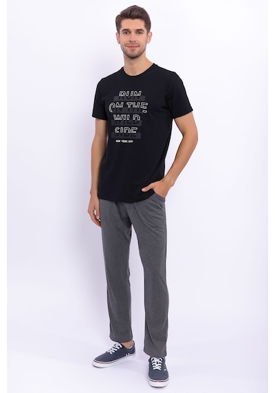 Arnetta Run On The Wild Side Siyah  Erkek Slim Fit Takım