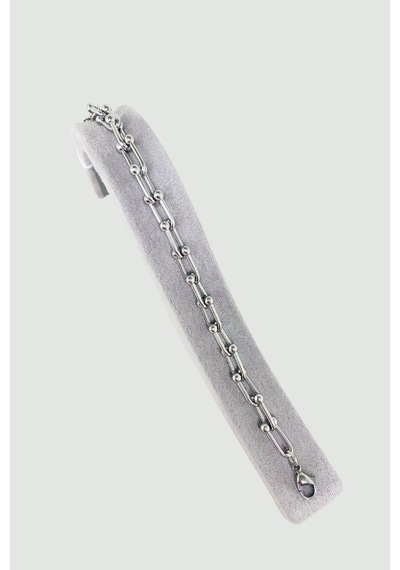 Gümüş Renkli Tiffany Chain Model Çelik Bileklik Gümüş