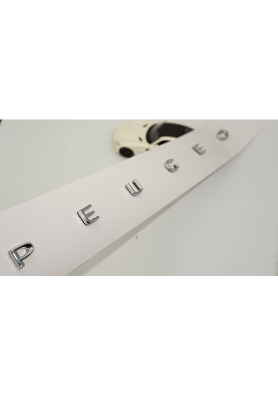 Dk Tuning Peugeot Bagaj 2019 2023 3m 3d Krom Abs Yazı Logo