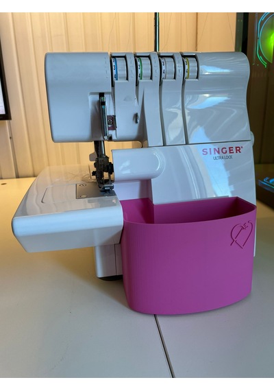 Singer Overlok Çöp Kutusu Fire Kabı Xl Fuşya Pembe 14sh654 14sh75